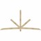 Ekena Millwork Alberta Rough Sawn Timber Gable Bracket, Douglas Fir, 108"W x 54"H x 4"D x 4"F, 12/12 Pitch GBW108X54X0404ALB00RDF - alternate 1